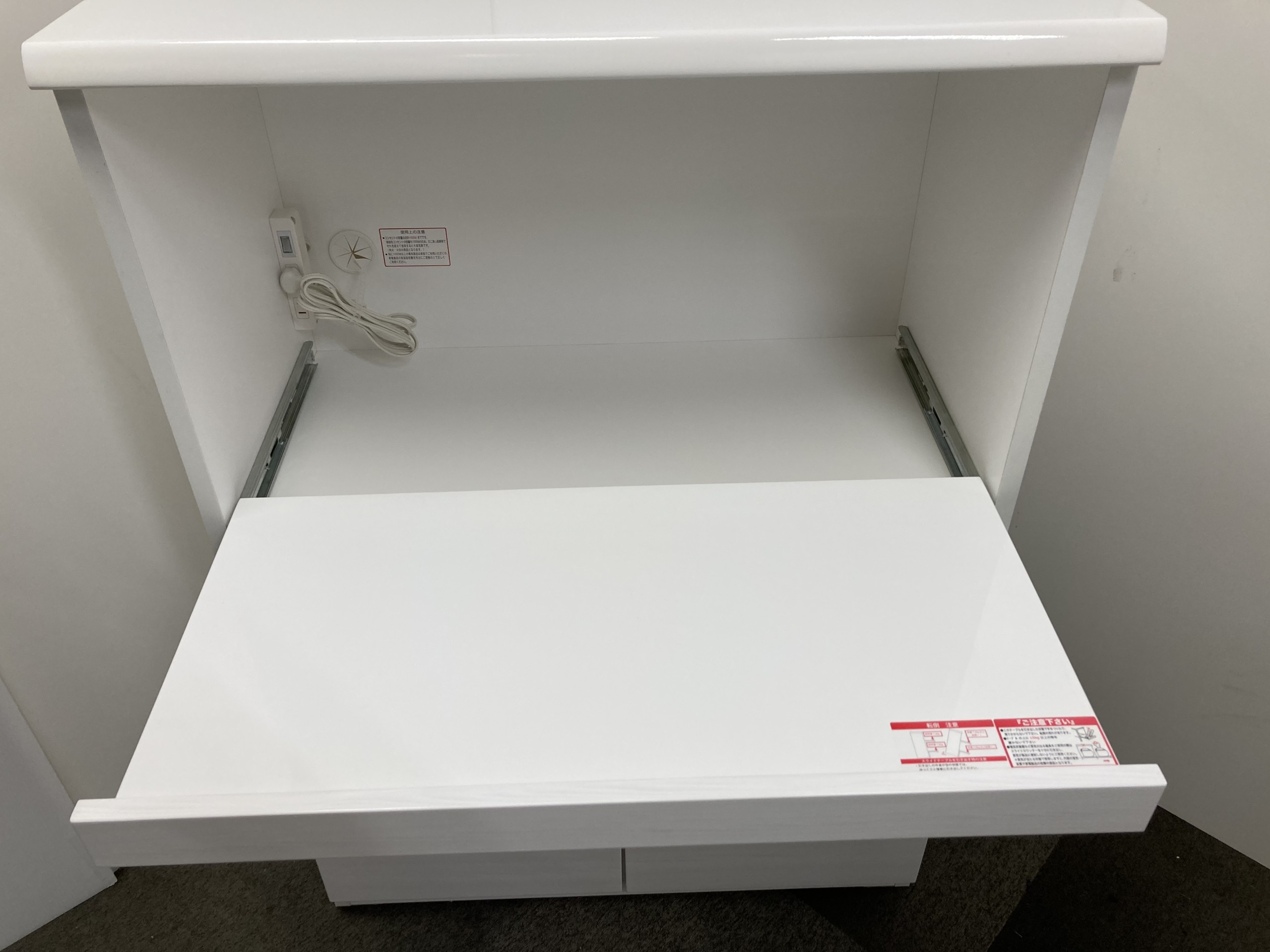 ニトリ キッチンカウンター キッチンボード DAHLIA 80MRB-WH | Office 