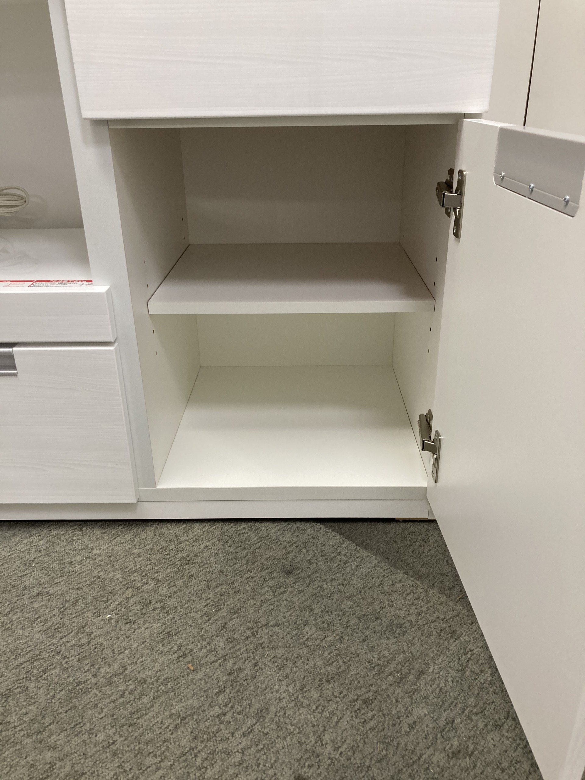ニトリ キッチンカウンター キッチンボード DAHLIA 80MRB-WH | Office 