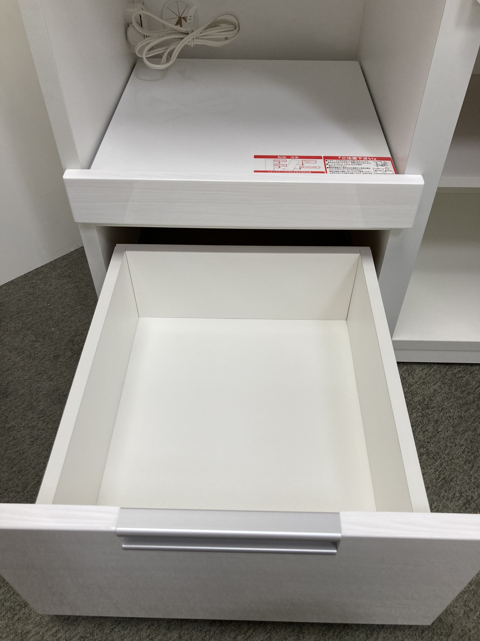 ニトリ キッチンカウンター キッチンボード DAHLIA 80MRB-WH | Office 